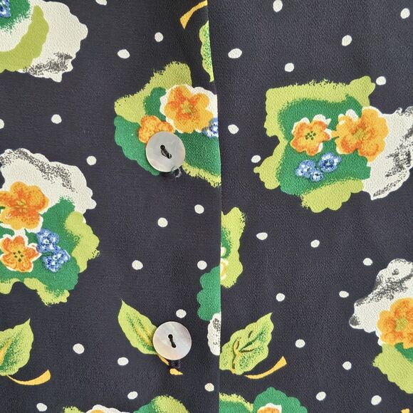 Vintage Women’s M Fundamental Things Petites Button-Down Shirt Made in Canada - Picture 5 of 9